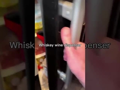 Smart Whiskey Dispenser With LED Touch Screen For Home Bar Pub